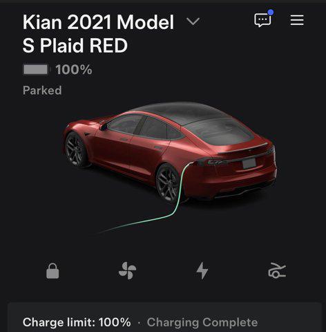 used 2021 Tesla Model S car, priced at $41,499
