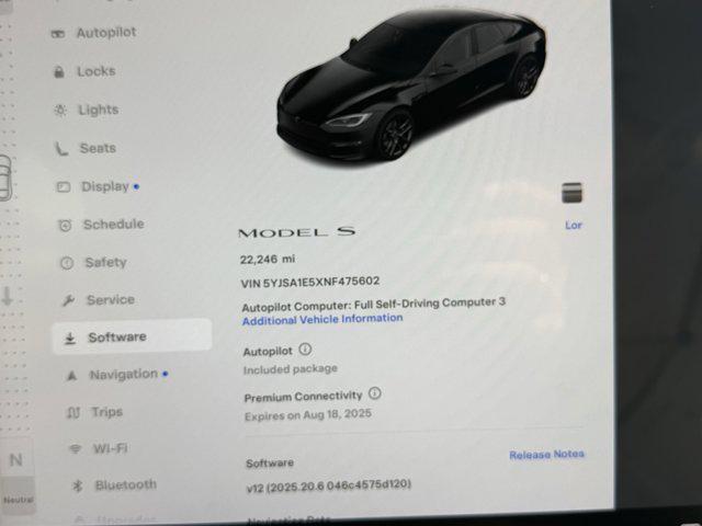 used 2022 Tesla Model S car, priced at $39,900