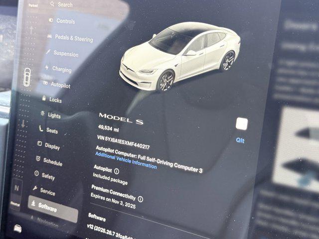 used 2021 Tesla Model S car, priced at $36,999