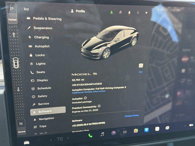used 2021 Tesla Model S car, priced at $34,999