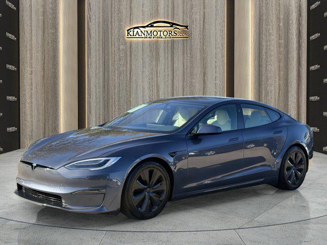 used 2021 Tesla Model S car, priced at $37,900