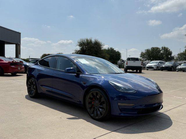 used 2023 Tesla Model 3 car, priced at $28,400
