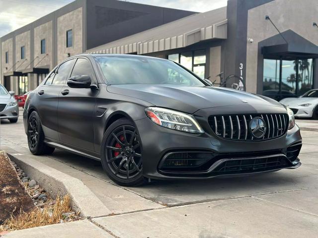 used 2019 Mercedes-Benz AMG C 63 car, priced at $34,995