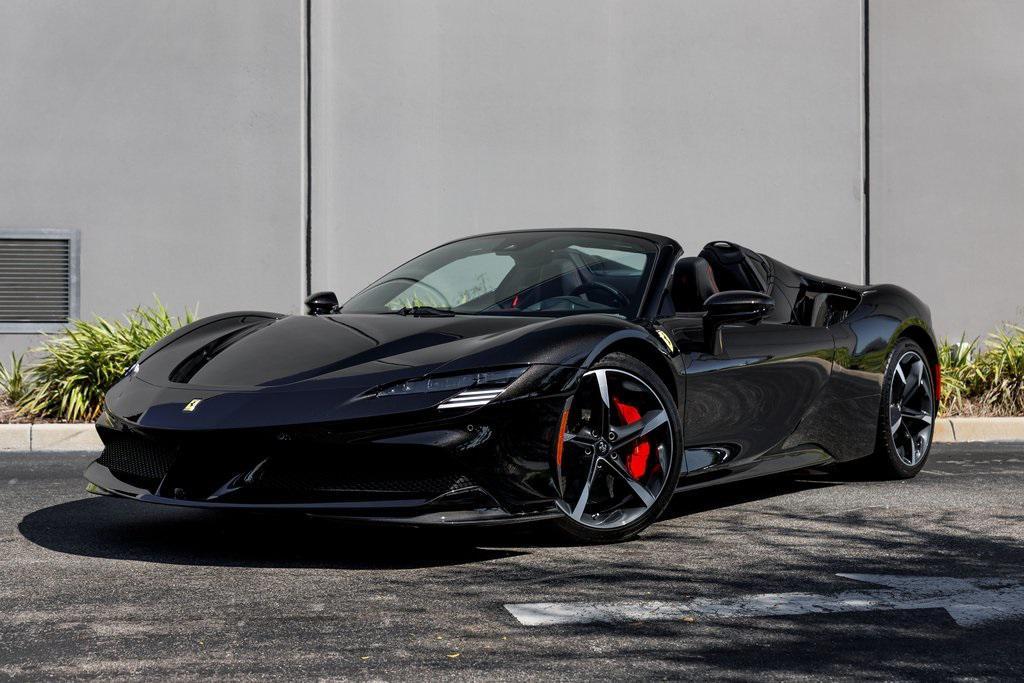 used 2022 Ferrari SF90 Spider car, priced at $579,895