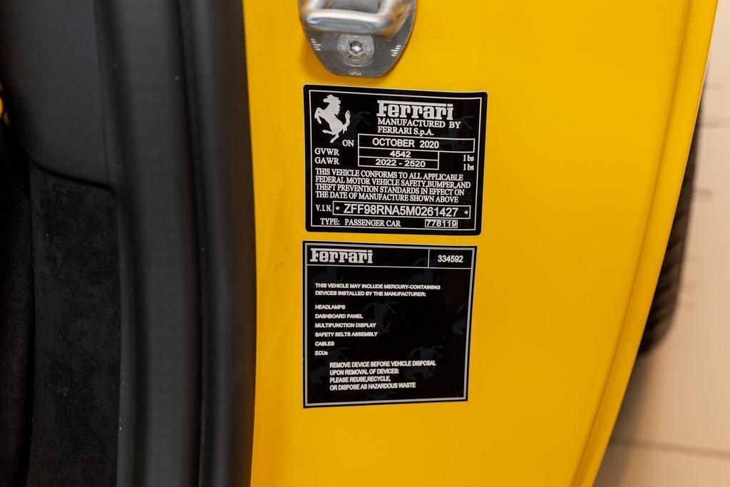 used 2021 Ferrari Roma car, priced at $204,895