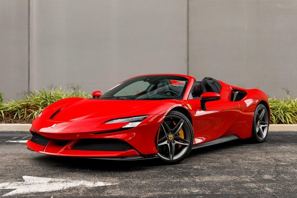 used 2023 Ferrari SF90 Spider car, priced at $614,895