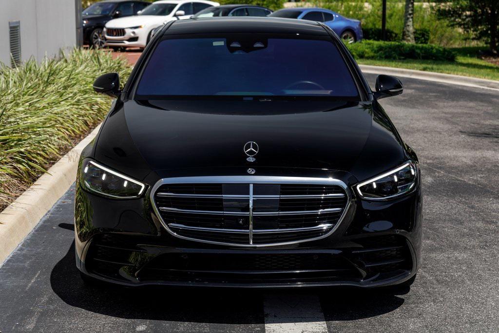used 2022 Mercedes-Benz S-Class car, priced at $69,895