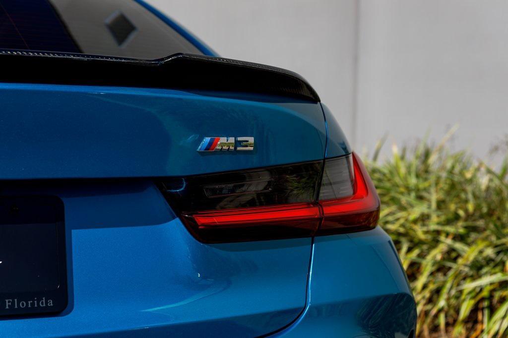 used 2023 BMW M3 car, priced at $76,895