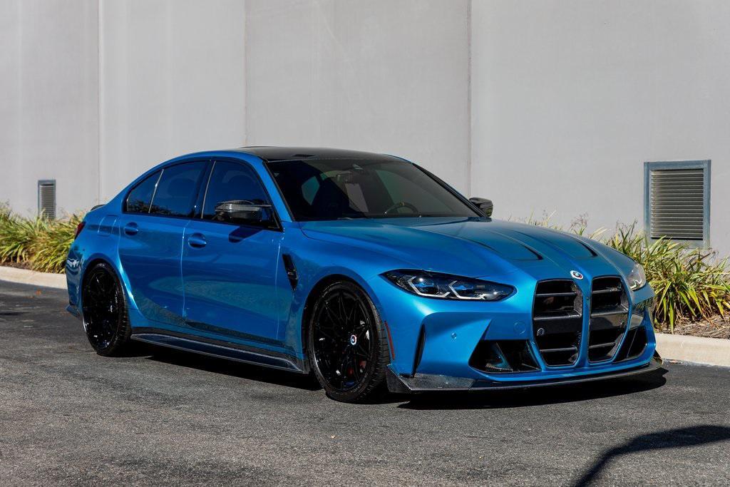 used 2023 BMW M3 car, priced at $76,895