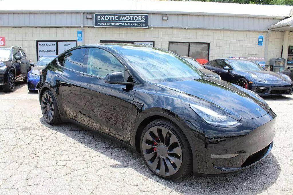 used 2020 Tesla Model Y car, priced at $31,990