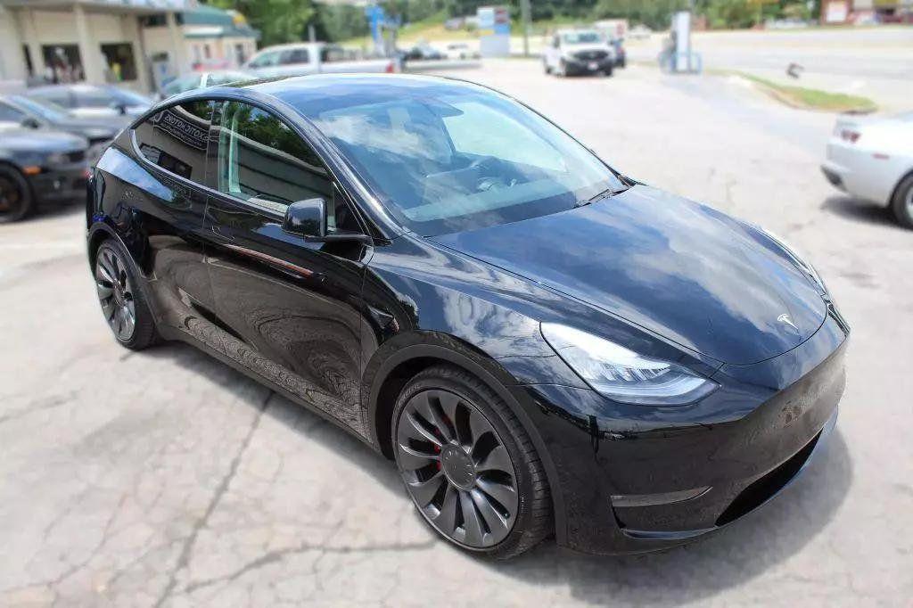 used 2020 Tesla Model Y car, priced at $31,990