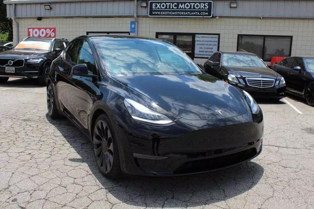 used 2020 Tesla Model Y car, priced at $31,990