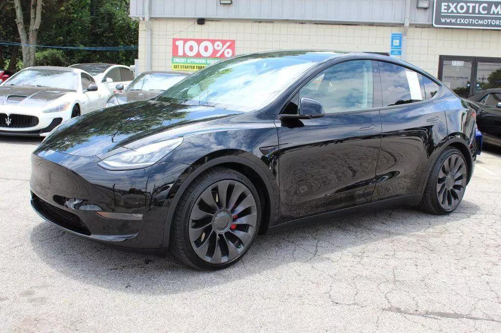 used 2020 Tesla Model Y car, priced at $31,990