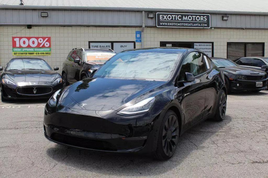 used 2020 Tesla Model Y car, priced at $31,990