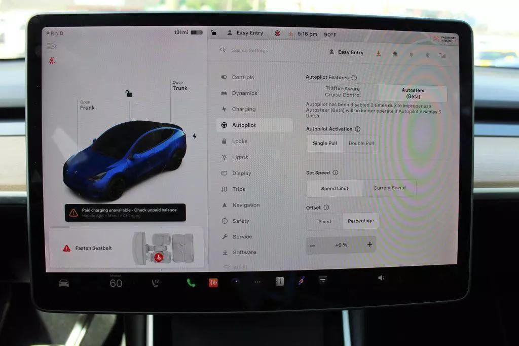 used 2020 Tesla Model Y car, priced at $31,500