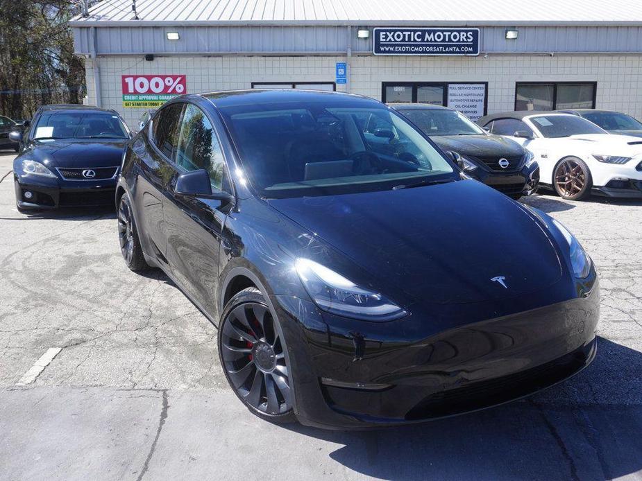 used 2022 Tesla Model Y car, priced at $35,900