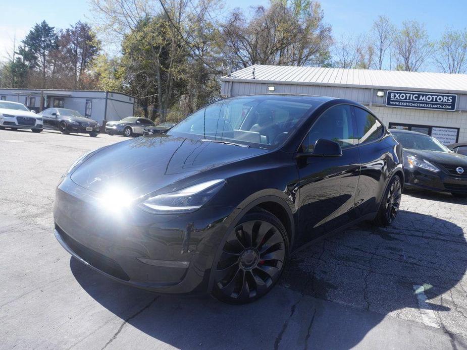 used 2022 Tesla Model Y car, priced at $35,900