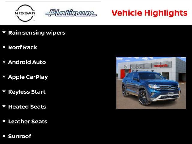 used 2022 Volkswagen Atlas Cross Sport car, priced at $27,741