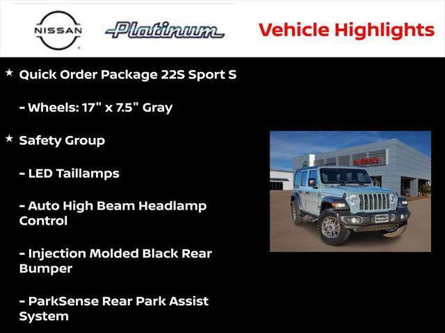 used 2024 Jeep Wrangler car, priced at $32,750