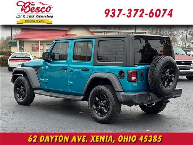 used 2020 Jeep Wrangler Unlimited car, priced at $28,991