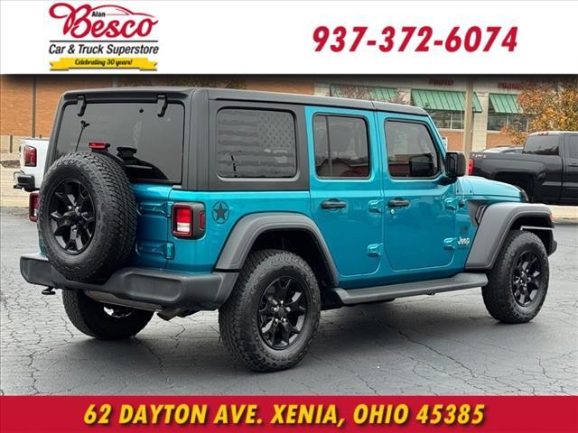 used 2020 Jeep Wrangler Unlimited car, priced at $28,991
