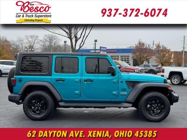 used 2020 Jeep Wrangler Unlimited car, priced at $28,991