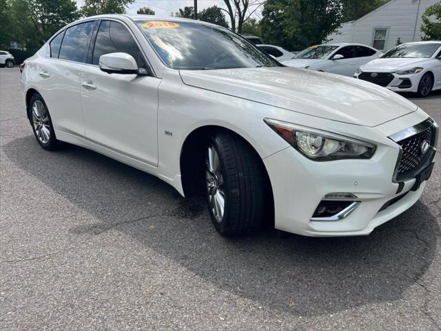 used 2018 INFINITI Q50 car, priced at $18,799