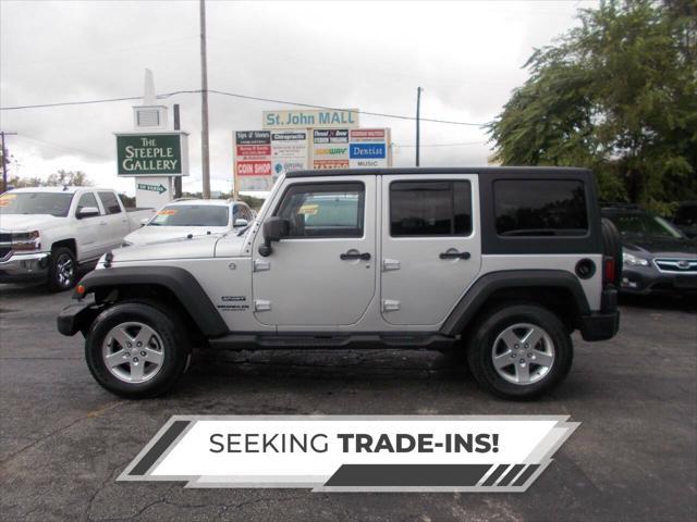 used 2012 Jeep Wrangler Unlimited car, priced at $12,495