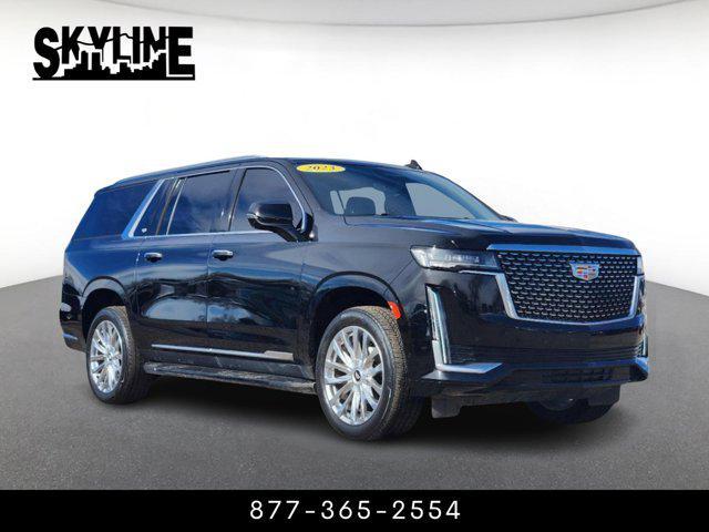 used 2023 Cadillac Escalade ESV car, priced at $75,366