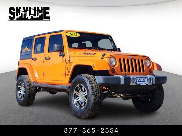 used 2012 Jeep Wrangler Unlimited car, priced at $18,690