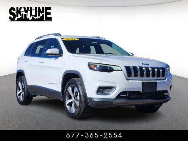 used 2021 Jeep Cherokee car, priced at $25,739