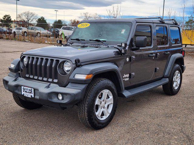 used 2018 Jeep Wrangler Unlimited car, priced at $23,060