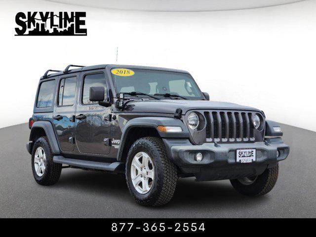 used 2018 Jeep Wrangler Unlimited car, priced at $23,060