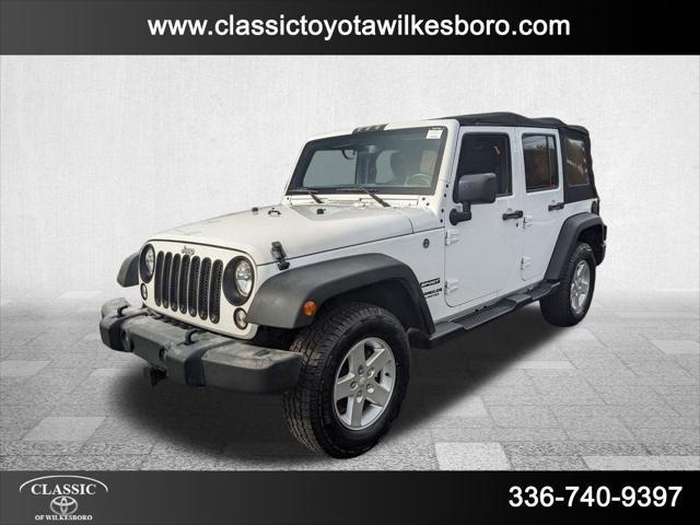 used 2016 Jeep Wrangler Unlimited car, priced at $17,998