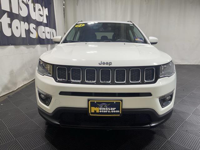 used 2021 Jeep Compass car, priced at $18,658