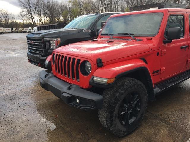 used 2021 Jeep Wrangler Unlimited car, priced at $33,549