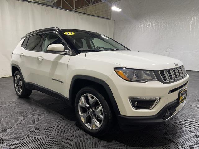 used 2021 Jeep Compass car, priced at $20,775