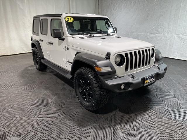used 2021 Jeep Wrangler Unlimited car, priced at $27,800