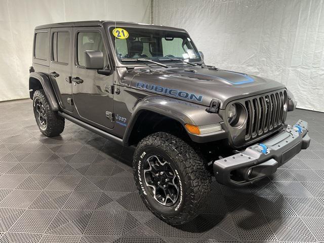 used 2021 Jeep Wrangler Unlimited 4xe car, priced at $30,669