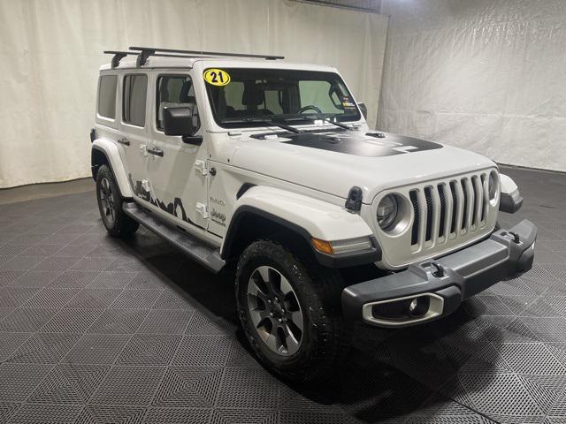 used 2021 Jeep Wrangler Unlimited car, priced at $29,005