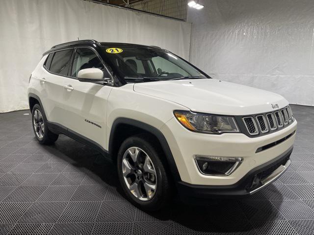 used 2021 Jeep Compass car, priced at $19,927