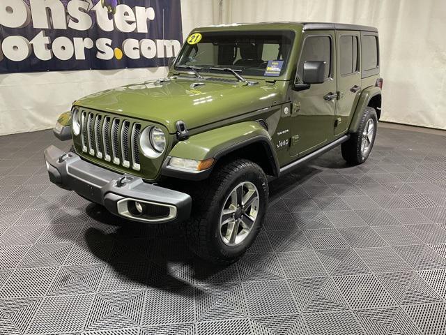 used 2021 Jeep Wrangler Unlimited car, priced at $28,439