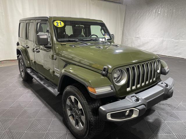 used 2021 Jeep Wrangler Unlimited car, priced at $32,801