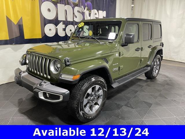 used 2021 Jeep Wrangler Unlimited car, priced at $32,801