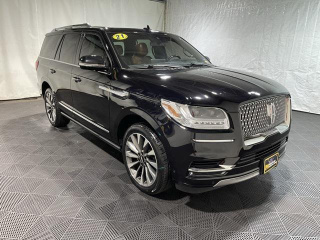 used 2021 Lincoln Navigator car, priced at $46,900