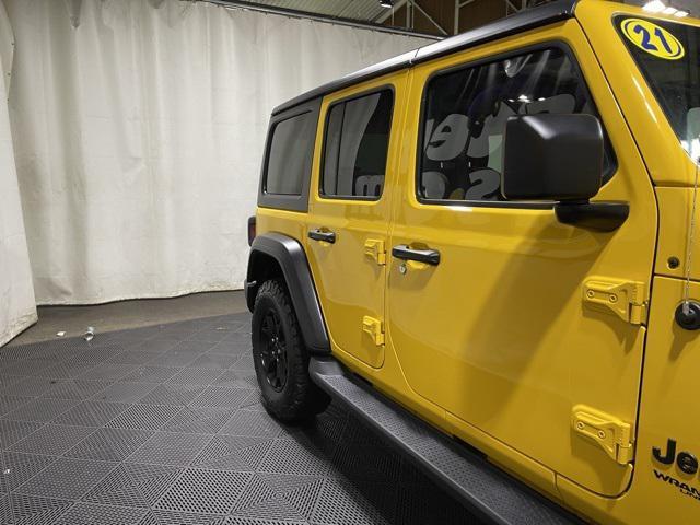 used 2021 Jeep Wrangler car, priced at $34,010