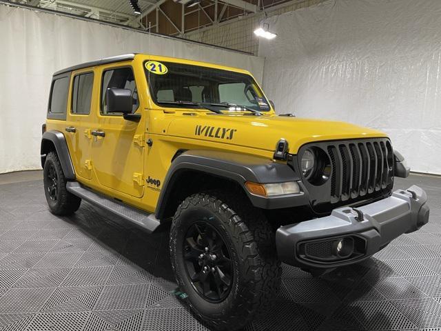 used 2021 Jeep Wrangler car, priced at $34,010