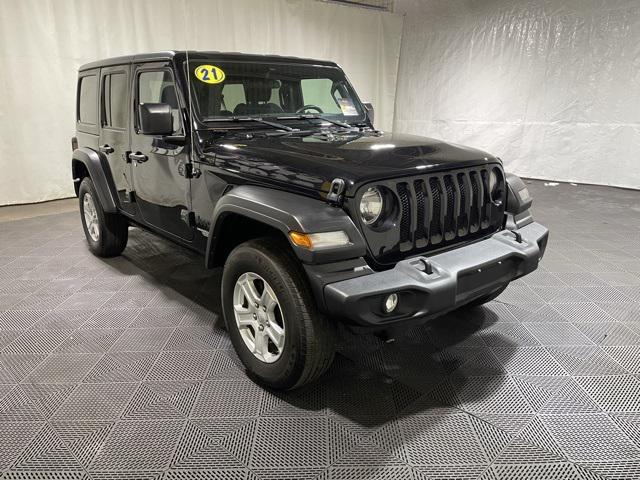 used 2021 Jeep Wrangler Unlimited car, priced at $29,822