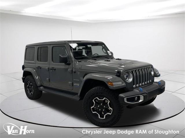 used 2022 Jeep Wrangler Unlimited 4xe car, priced at $34,885