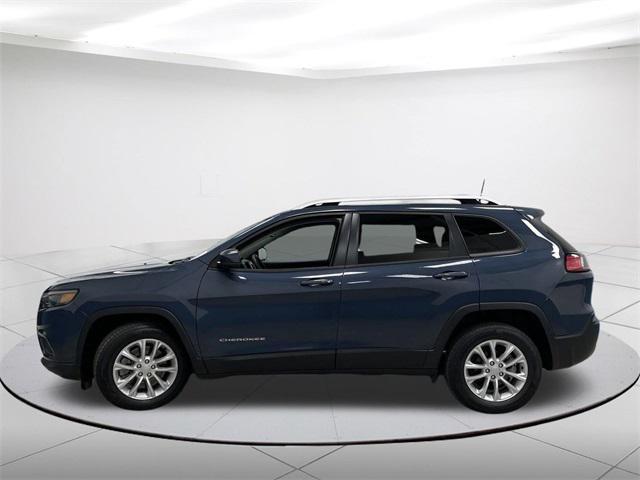 used 2021 Jeep Cherokee car, priced at $18,903